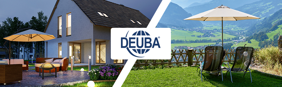 Підставка для парасолі Deuba з акційного дерева FSC, садовий стіл, чохол для парасолі, для садових і ринкових парасольок