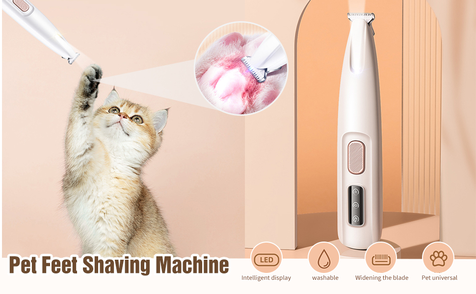 Триммер для догляду за лапами собак Paw Trim Pro - тихий, водонепроникний, для лап, очей, вух, обличчя та тіла