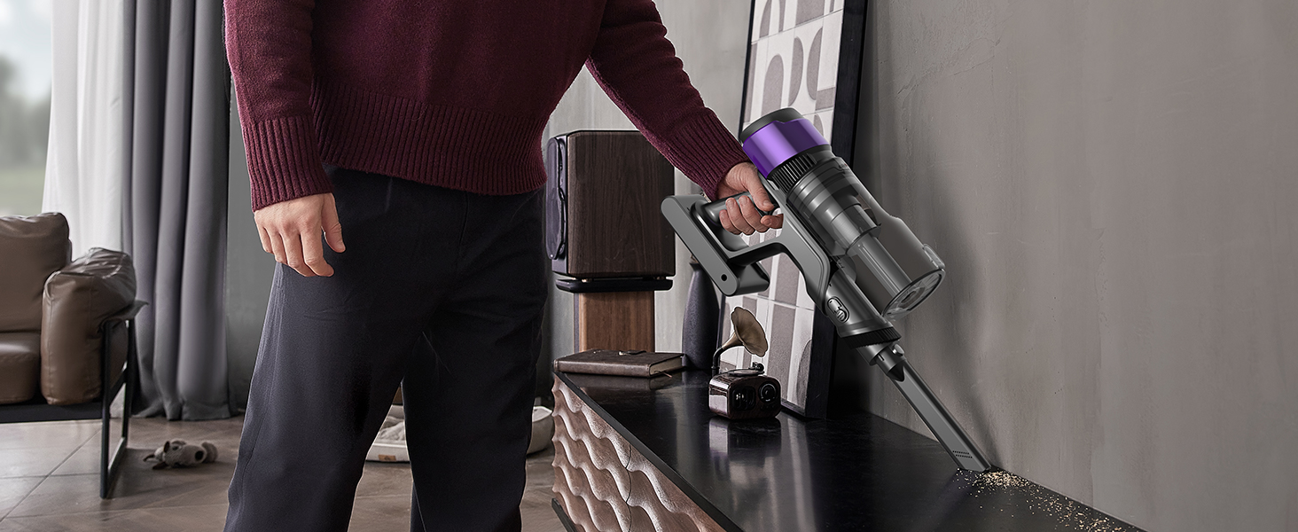 Бездротовий акумуляторний пилосос Ultenic U20, 55000Pa, 600W, 60 хвилин, GreenEye, Anti-Tangle, для твердих поверхонь, килимів, шерсті тварин