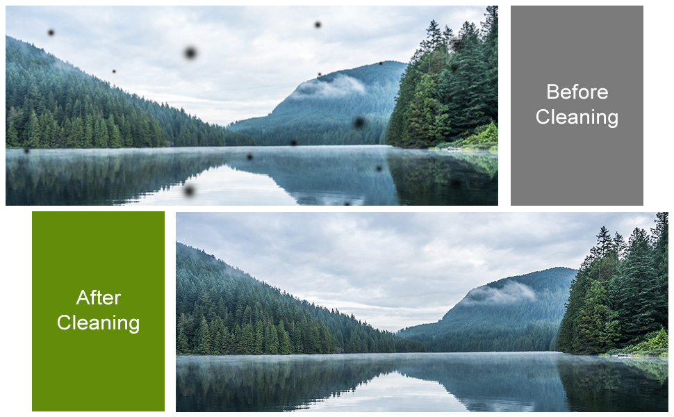 Набір для чищення камери 14-в-1: об'єктиви, фільтри, мобільні телефони. Комплектація: стилус, щітка, повітряний дюймаметр, серветка