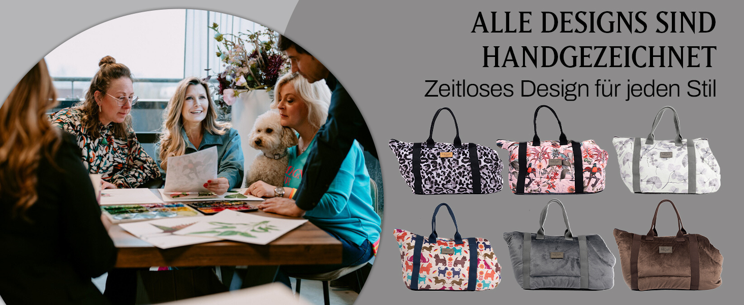 Сумка-переноска для собак Portland Lobna – 44x26x32 – для маленьких собак до 7 кг – комфортна та стильна переноска – миється та екологічна