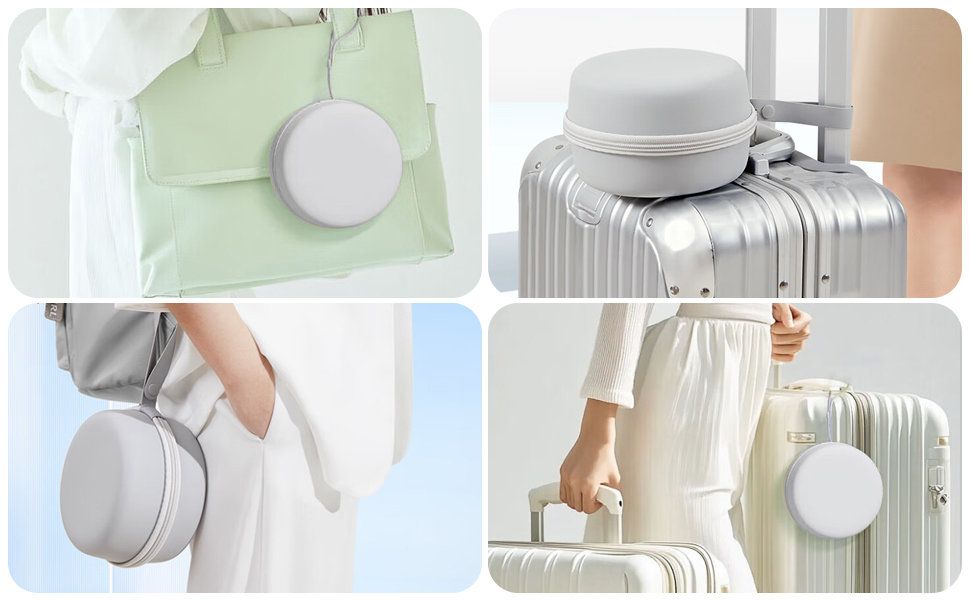 Подушка для шиї в подорожах: Memory Foam, для авто, літака, офісу, дому (сіра)