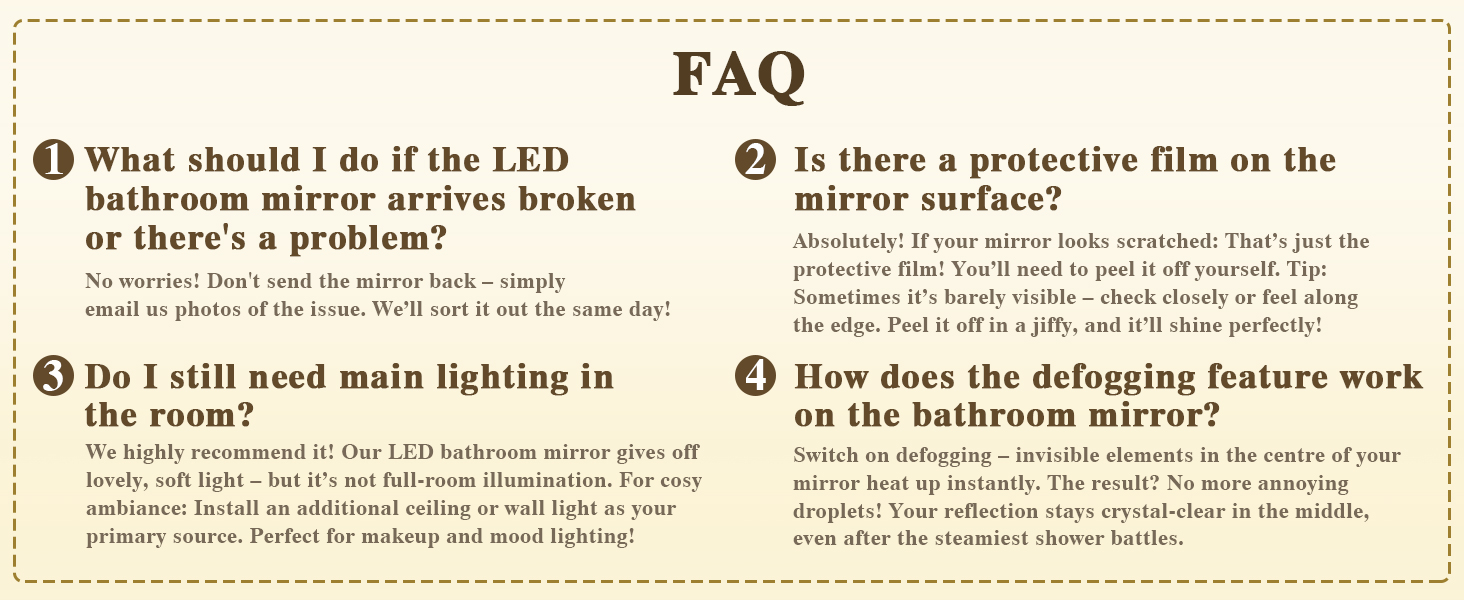 Дзеркало для ванної кімнати з підсвічуванням LED, антизапар, сенсорне управління, регулювання яскравості, 3 кольори світла, овальне, 50x70 см (Bluetooth, антизапар, 100L x 70B см)