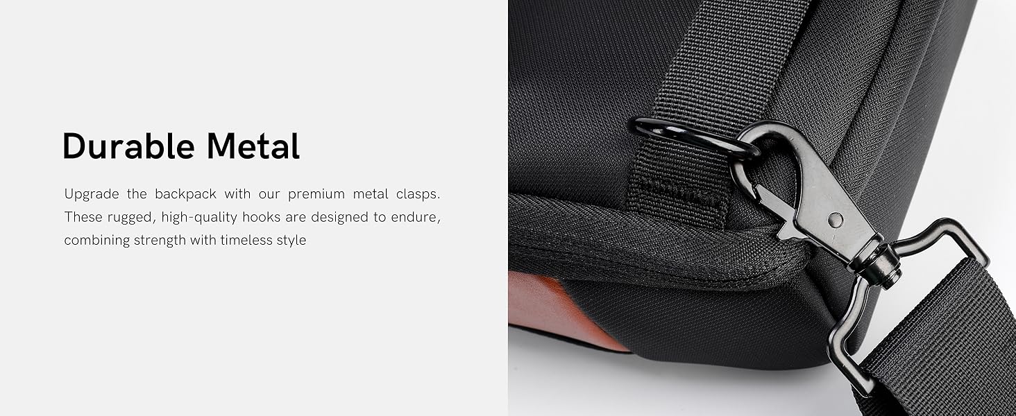 Чоловіча/Жіноча нагрудна сумка Kingsons Anti-theif з замком, маленька кросбоді, для подорожей, спорту, велотуризму, повсякденного використання (чорний/коричневий)