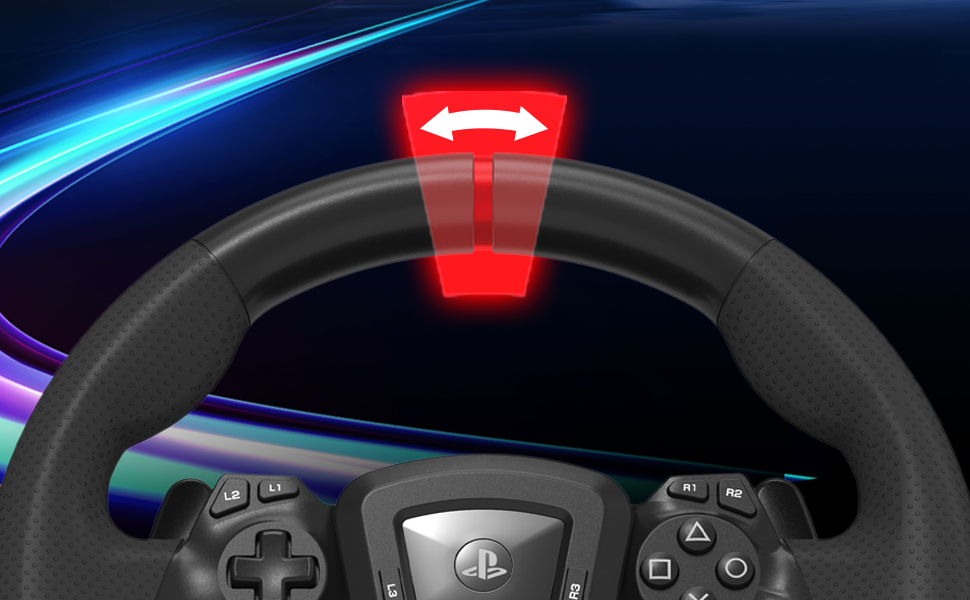 HORI RWA Racing Wheel Apex для PS5, PS4 та PC - офіційно ліцензований аксесуар Sony