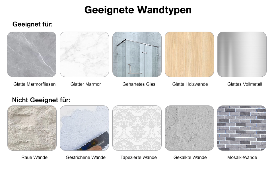 Поличка для душу Carehabi без свердління, 2 шт. Органайзер для ванної кімнати, полиця для душу з нержавіючої сталі з 4 гачками для шампуню та гелю для душу