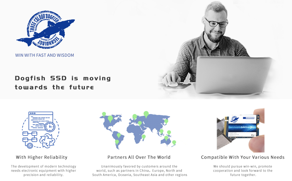 SSD Dogfish M.2 2230 NVMe PCIe 4.0 512GB для ігор та ноутбуків