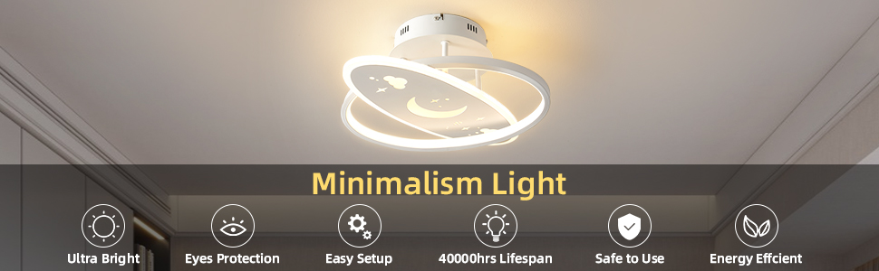 LED Ceiling Light Children's Room Lamp Ceiling, Dimmable Children's Room Ceiling Light with Remote Control, 32W Children's Room Ceiling Light Clouds for Living Room, Bedroom (40cm, Warm White Dimmable)