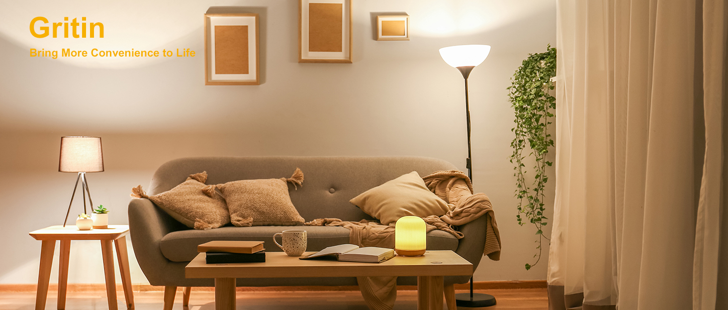 Настільна лампа Gritin для читання, на шию, з 4 кольорами та 5 рівнями яскравості - безступеневе регулювання, захист очей, акумулятор 80 годин, регульована рука, ергономічне світло для читання в ліжку/в'язання/рукоділля (нічне фіолетове)