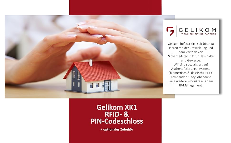 Електронний замок Gelikom XK1 RFID та PIN-код, кодовий замок