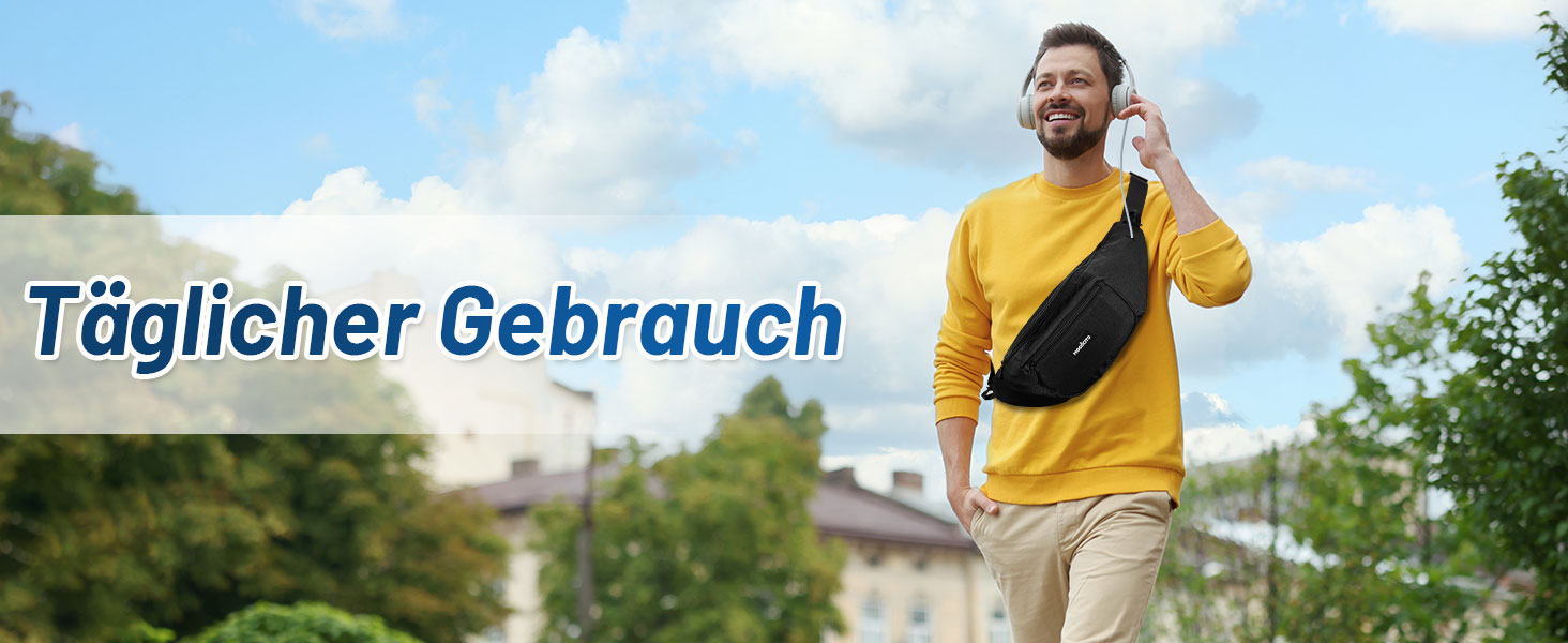 Поясна сумка для жінок та чоловіків, чорна, водонепроникна, 4L, для бігу, спорту, подорожей, активного відпочинку, фітнесу, з дощовиком