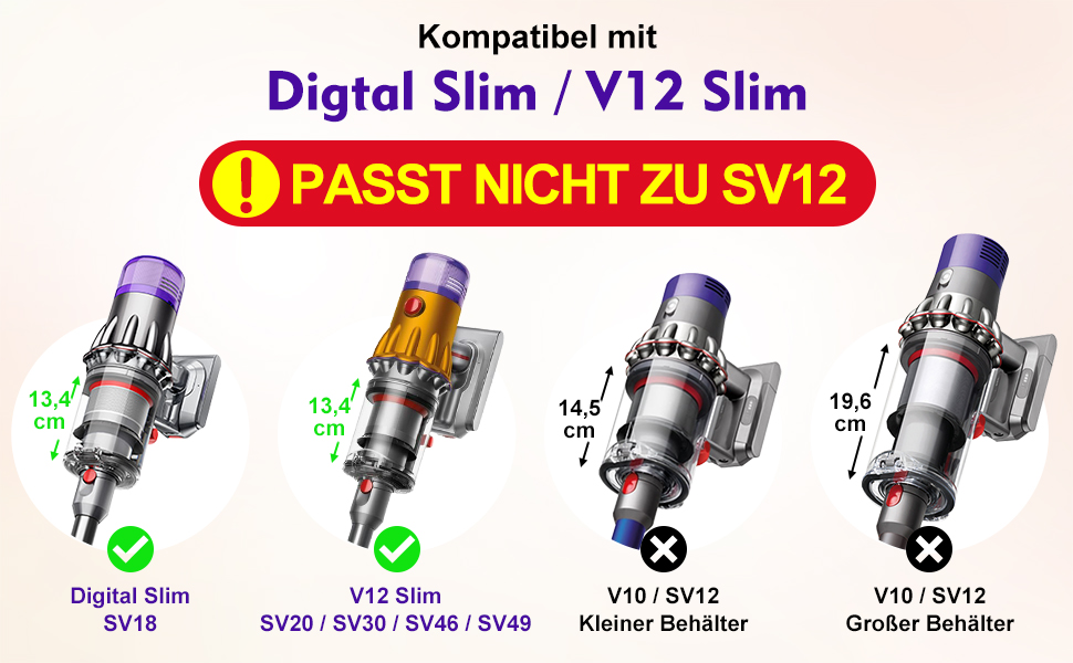 Dyson V12, V18, V10 Digital Slim Vacuum Dust Bin Replacement Part - 965272-01