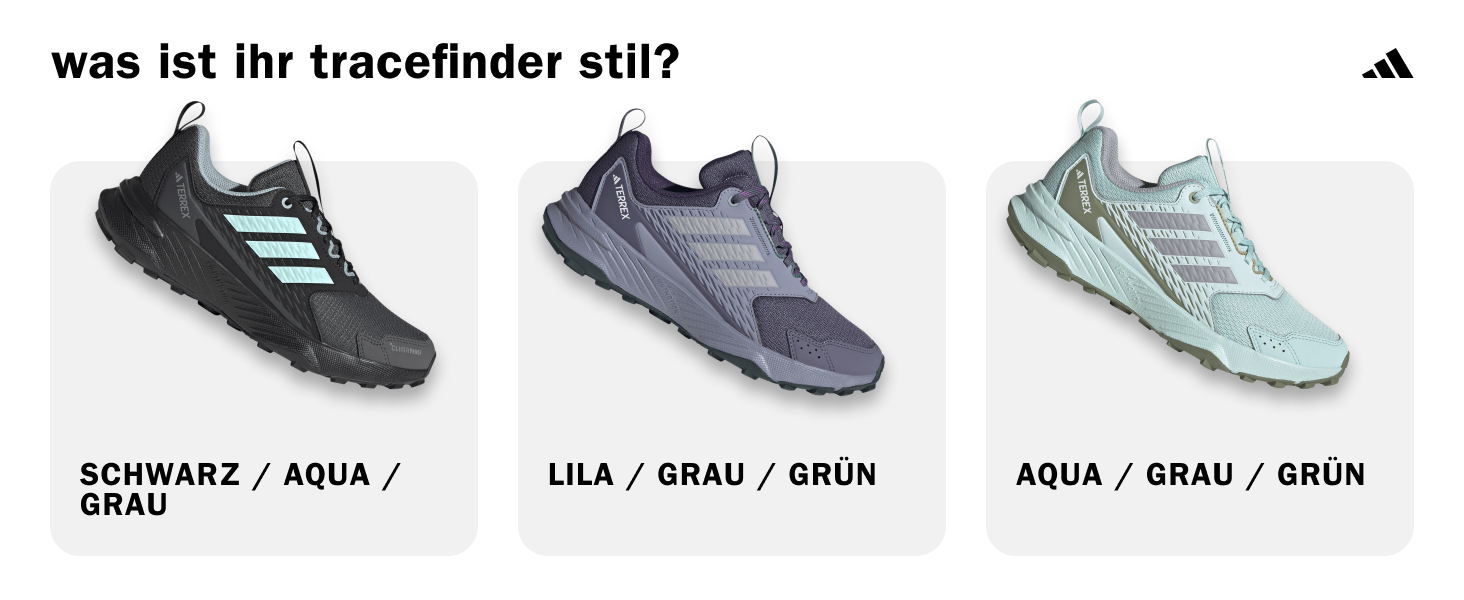 Жіночі трейлові кросівки adidas Terrex Tracefinder 2 Climaproof, 37 1/3 EU, чорний/сірий