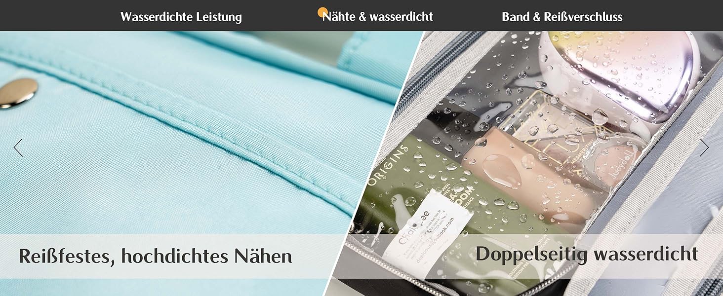 Жіноча косметичка для подорожей з петлею для підвішування – водонепроникна косметичка з прозорим вікном, легка сумочка для туалетних аксесуарів, макіяжу, шампуню, рожева, середній розмір (26x17x9 см)
