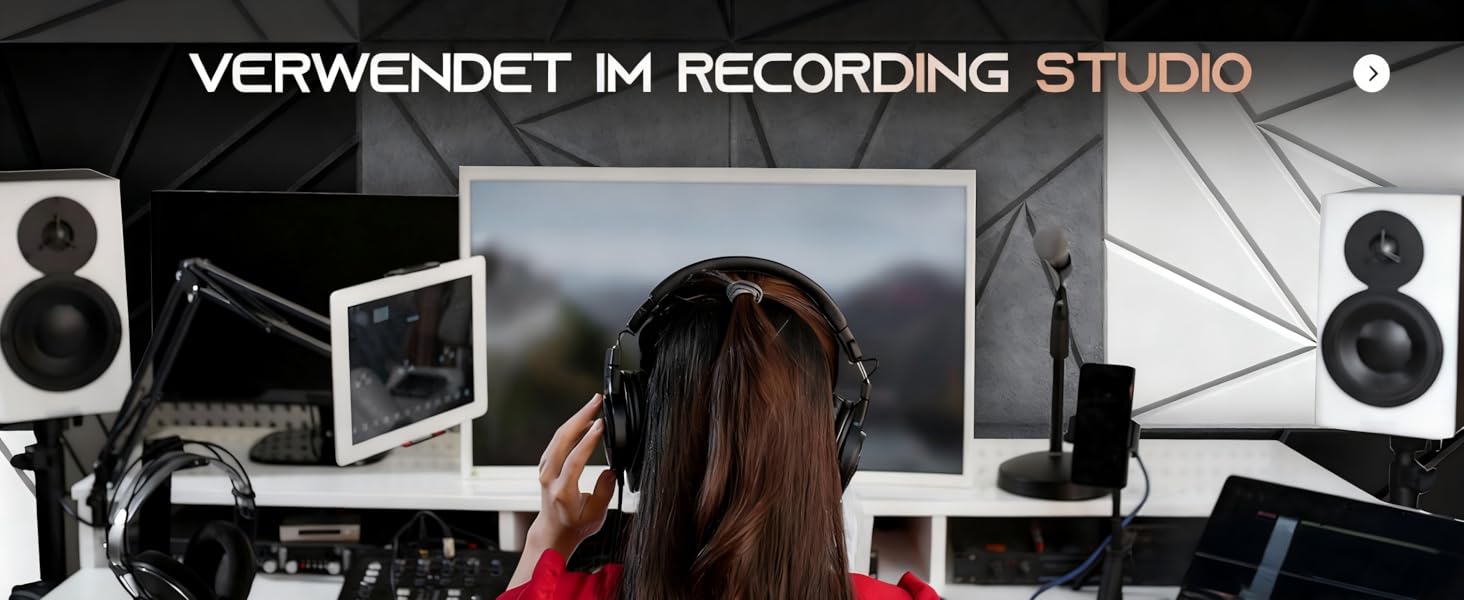 Акустичні панелі BSHEAD самоклеючі для звукоізоляції стін, шумопоглинаючий пінополіуретан 30x30x1.2 см, чорний