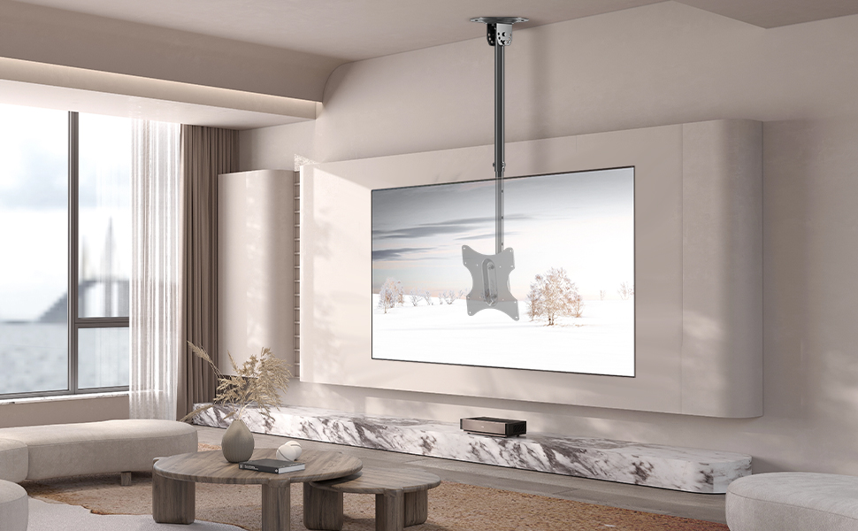 Suptek Adjustable TV Wall Mount for LCD LED Plasma Flat Screens - Tilting & Swivel (23-43 inch)
