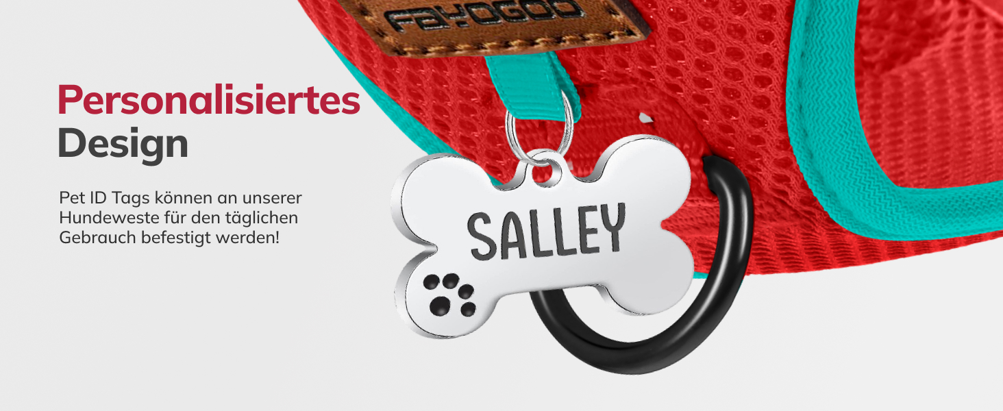 Шлейка для собак FAYOGOO, без чіпкості, з переднім кріпленням, світловідбиваюча, регульована, м'яка, з підкладкою, для малих, середніх та великих собак, для прогулянок (Блакитна, S)