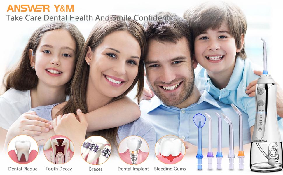 Іригатор для порожнини рота Munddusche: 5 режимів, бездротовий, IPX7, для щоденної гігієни, 300 мл