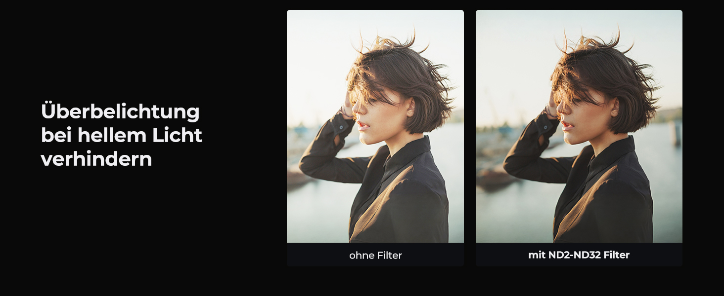 Фільтр ND K&F Concept Variabler 52mm (ND2-32) для фото та відео (Nano-Xcel Series)