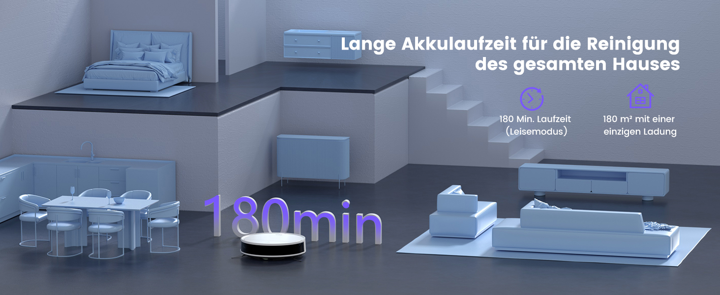 Робот-пилосос OKP K5 Pro: потужність 5000Pa, навігація, HEPA-фільтр, Wi-Fi, для тварин, килимів, твердих підлог