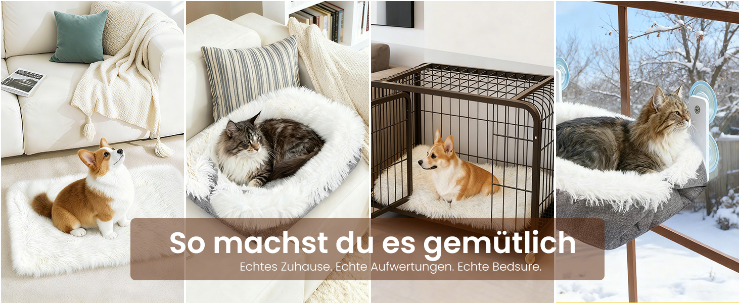 М'яке ліжко для котів, 60x45 см, плюшеве, для котів та маленьких собак, 2 в 1, тепле гніздо, ліжко-мішок, ліжко для котів, 91x71x3 см