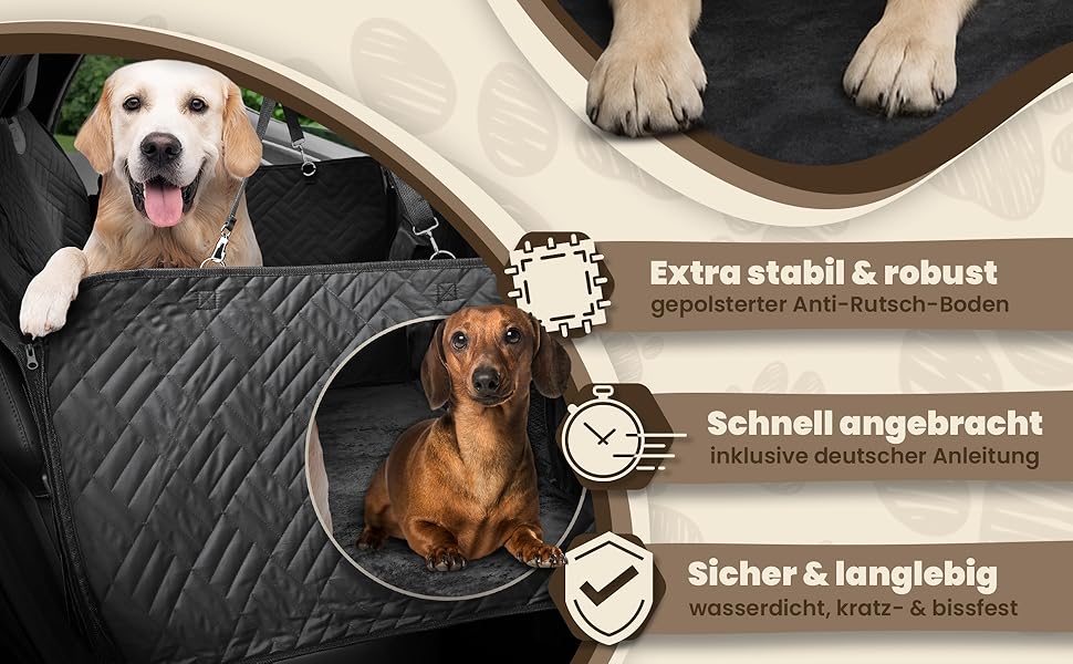Захист для заднього сидіння авто для собак | М'яка та якісна захисна накидка на заднє сидіння автомобіля | Захист заднього сидіння від собаки