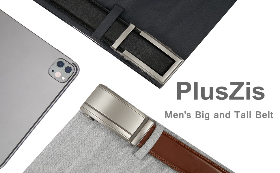 Чоловічий шкіряний ремінь з пряжкою-рачею, великий та тонкий, регульований 110 см/28'-36' розмір, золота пряжка + чорний ремінь