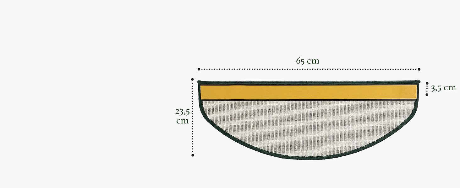 Сходинкові килимки Casa Pura London, 15 шт., 11 кольорів, антрацит, надійна фіксація, стабільна кутова рейка