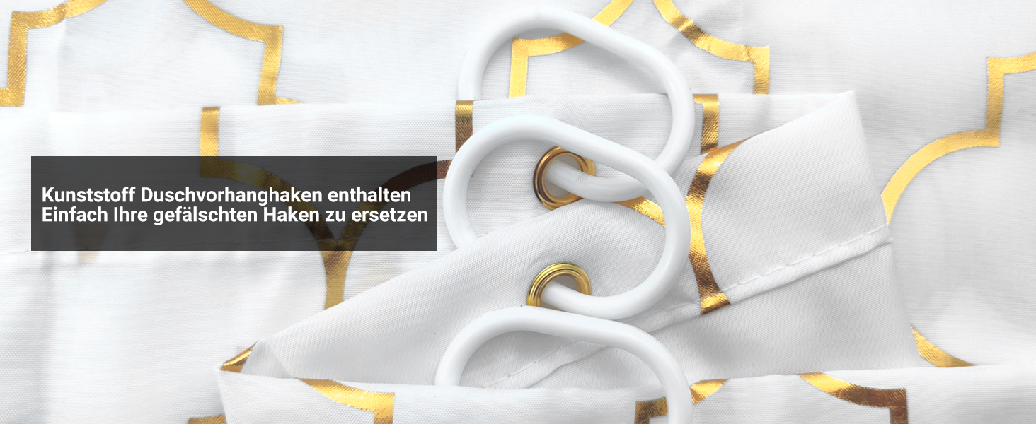 Штора для душу 180x200 см Phnom Penh Квіти, антигрибкова, водовідштовхувальна, поліестер, з кільцями (1 шт)