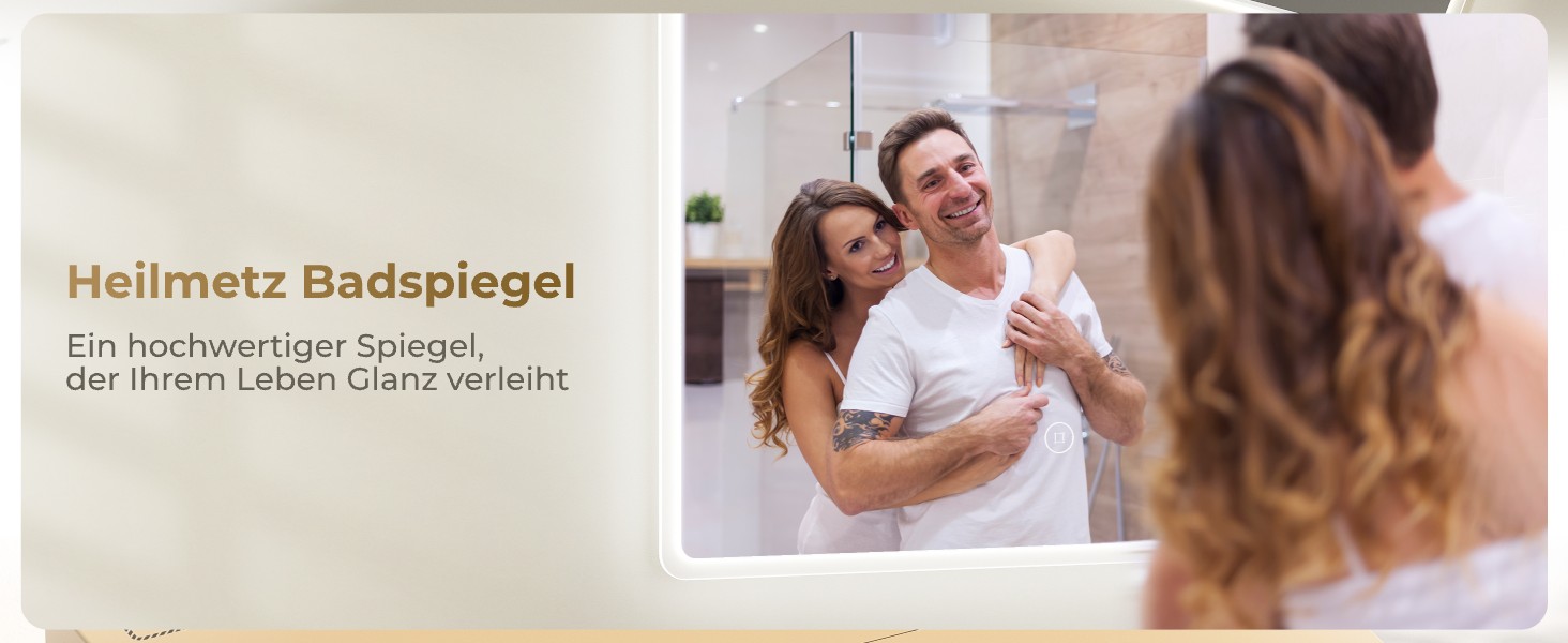 Дзеркало для ванної кімнати з підсвічуванням LED 80x60 см, регульоване, 3 кольори світла (3000K/4000K/6500K), антизапарник, вертикальна/горизонтальна установка, з 3x збільшенням