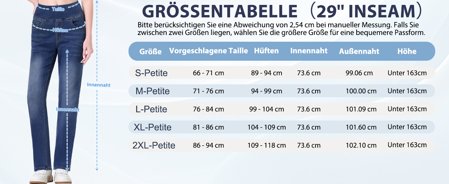 Жіночі джинси Pull On Straight, висока талія, еластичний денім, 4 кишені, темно-синій колір, розмір 31