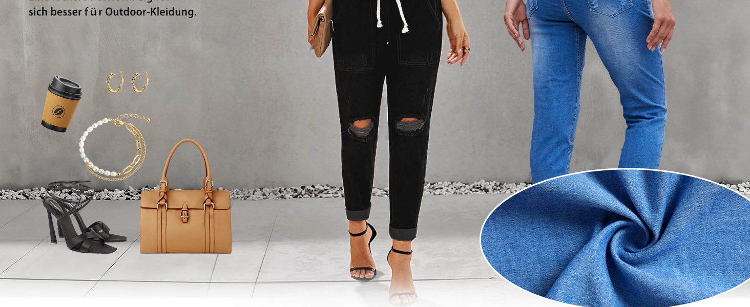 Джинси жіночі Alaster Queen Boyfriend з ефектом потертості, висока талія, блакитний денім, еластичні, розмір XXL