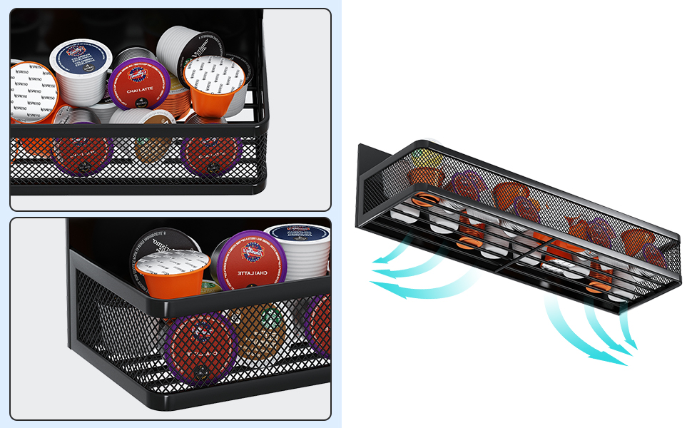 Магнітна полиця для холодильника з 8 гачками, органайзер для кухні (5 шт.)