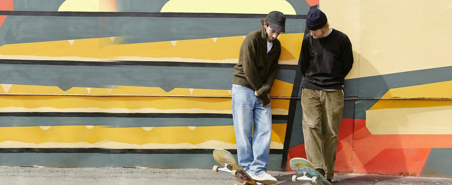 Чоловічі широкі джинси JMIERR Baggy Y2K Denim Streetwear Raw Loose Fit Hip Hop XXL темно-сині