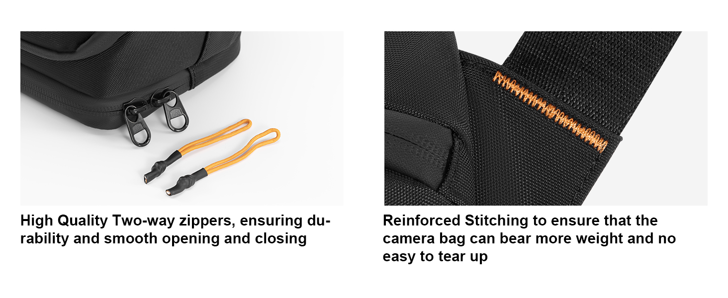 Чорна сумка для камери Cwatcun з кріпленням для штатива, водостійка, для фотографів (S)