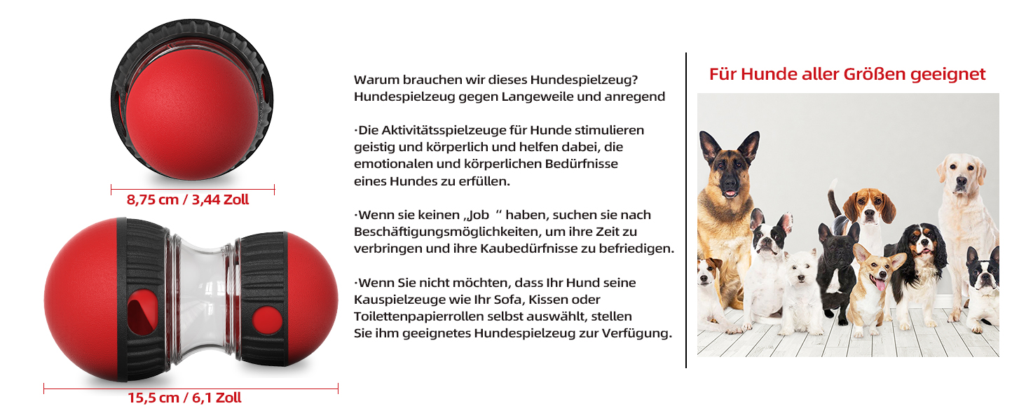 Іграшка для собак, інтерактивна, для тренування та розваг, розвиває інтелект, підходить для собак різних розмірів