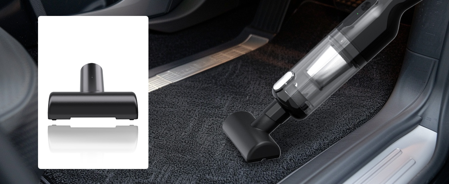 Автомобільний пилосос ALIOBC 22000Pa з мийним HEPA-фільтром, USB-акумуляторний, для шерсті тварин, дому та офісу - Black-02