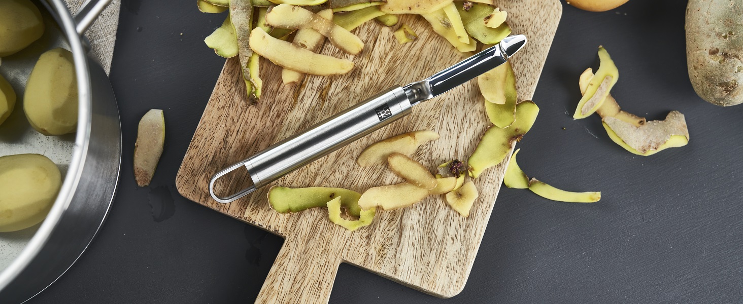 Прес для часнику ZWILLING Pro, 20 см, нержавіюча сталь, ергономічна ручка, сріблястий
