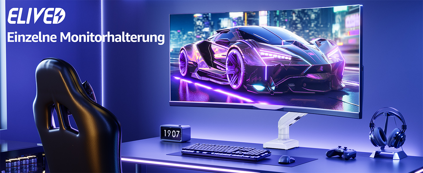 Кріплення для монітора ELIVED EV6011W: регульована підставка для моніторів 13-32