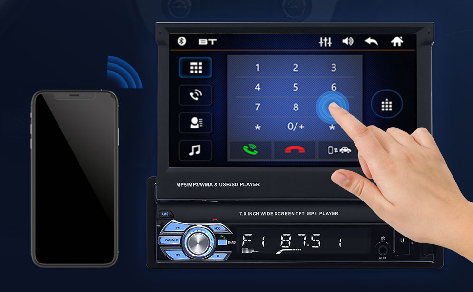 VBESTLIFE Bluetooth автомагнітола 7