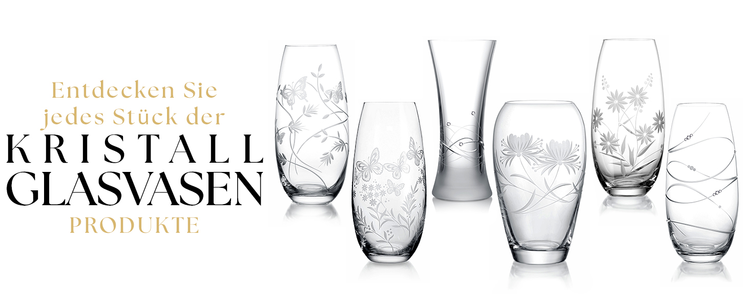 Скляна ваза Butterfly Zylinder - циліндрична ваза висотою 25 см, прозора, для елегантних акцентів