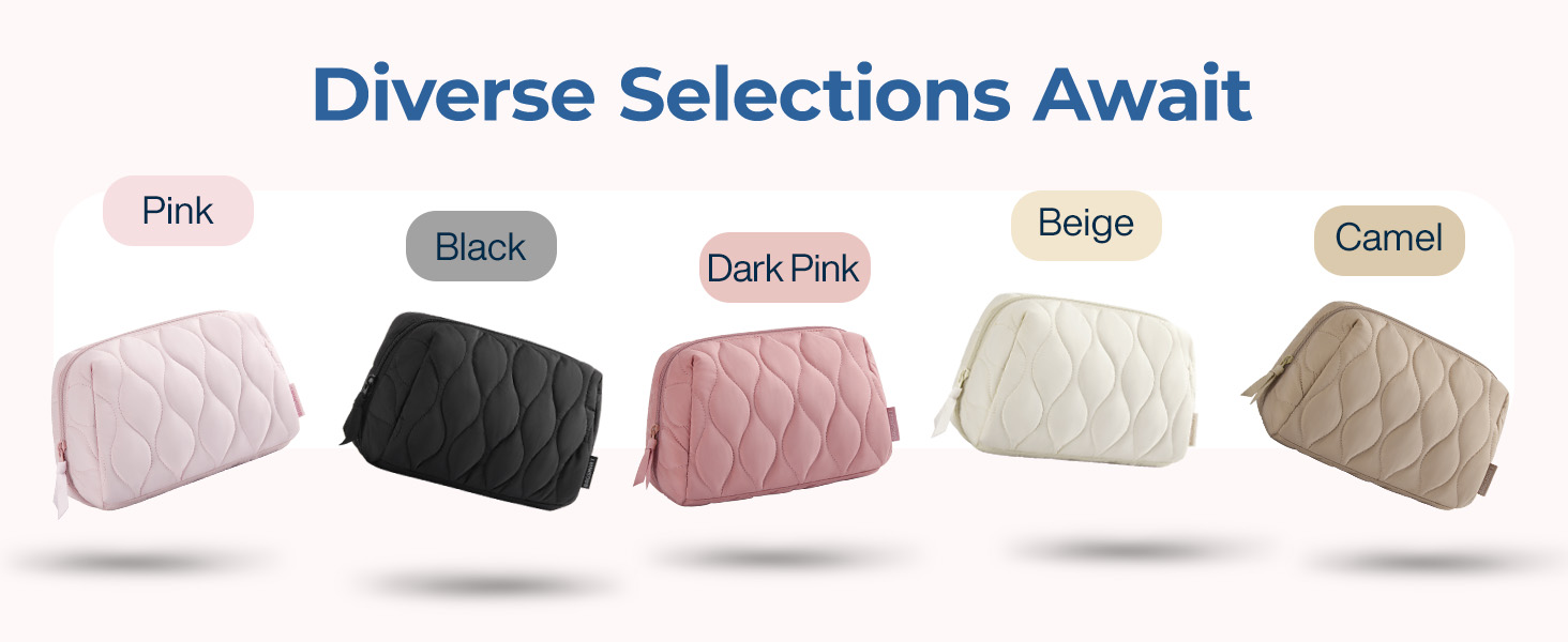 Сумка для косметики BAGSMART: органайзер для макіяжу, туалетні аксесуари, подорожі, бежевий