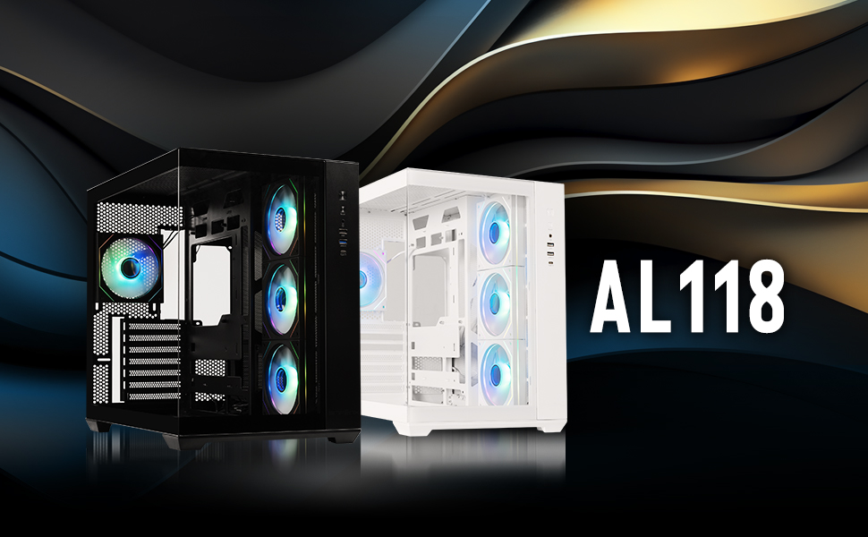 Корпус ПК BitFenix CETO Premium Edition Mid Tower White з підсвічуванням 4ARGB