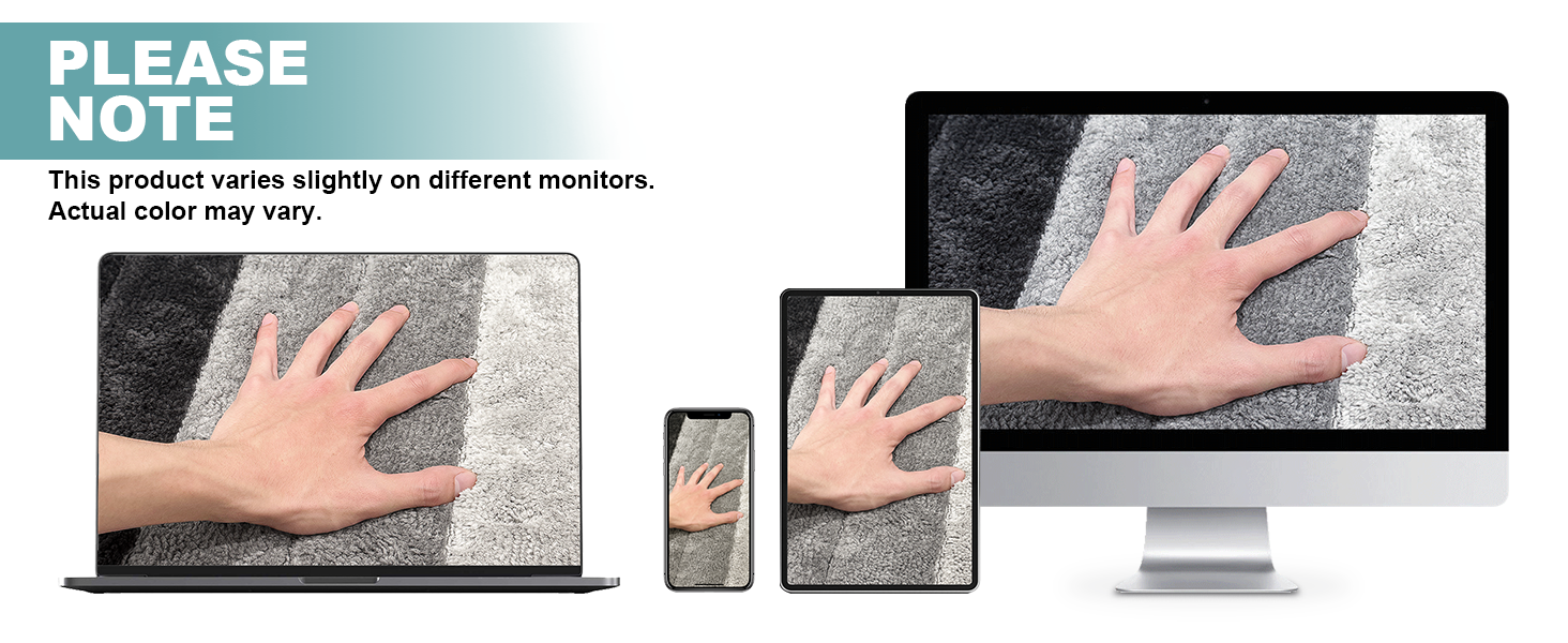 Килимок для ванної кімнати Wyewye з мікрофібри, 40 x 60 см, сірий - супер вбираючий