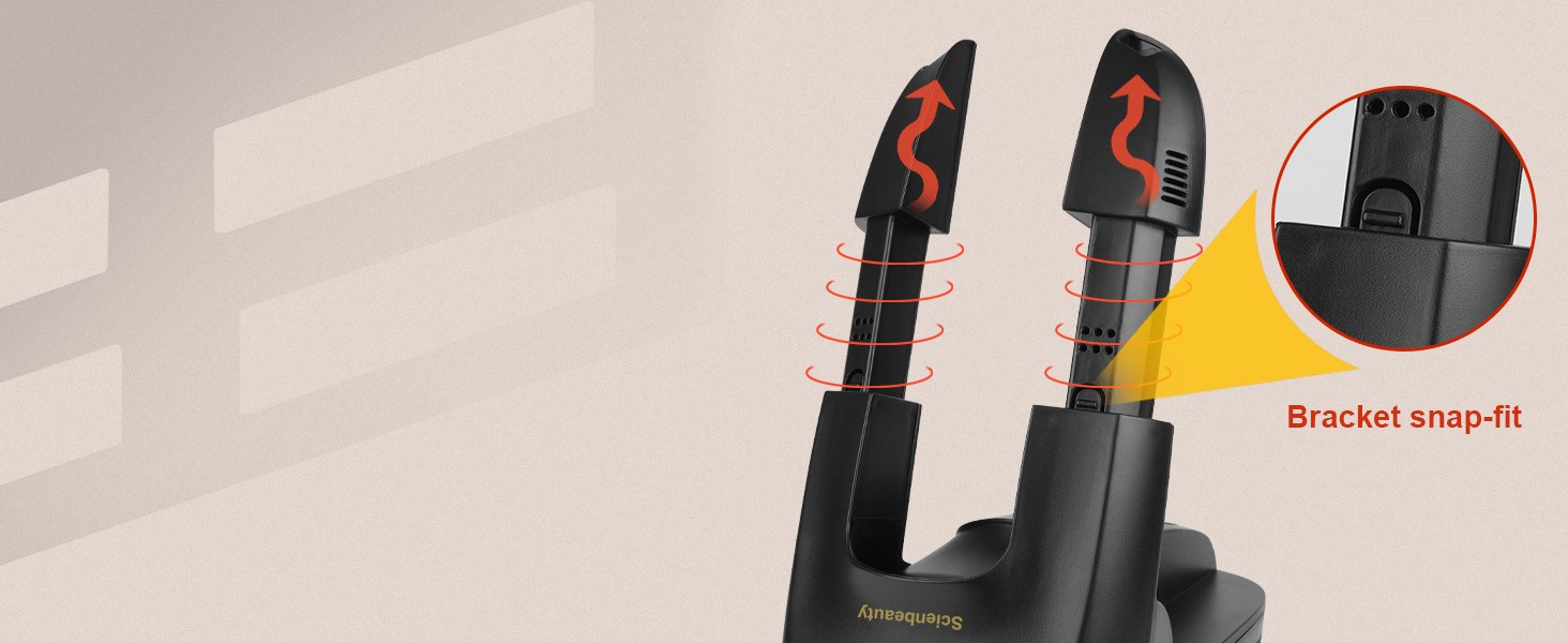 Електричний сушильник для взуття з озоном - сушильник для взуття, черевиків, рукавичок, шапок, лижних черевиків. Швидке сушіння теплом, компактний, розкладний дизайн.