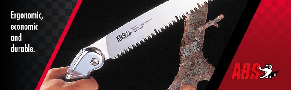 Пила для обрізки гілок ARS ARS-UV-32E, 300 мм, пряма, ручна, садова, Японія