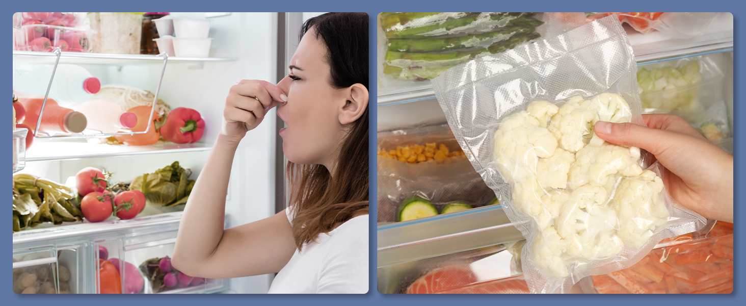 Вакуумний пакувальник 5 в 1 з вбудованим різаком, вакуумний пакувальник Sous Vide, вакуумний пакувальник з фольгошвальною машиною, включаючи 10 вакуумних пакетів та шланг, вакуумний запаювач для продуктів харчування, чорний