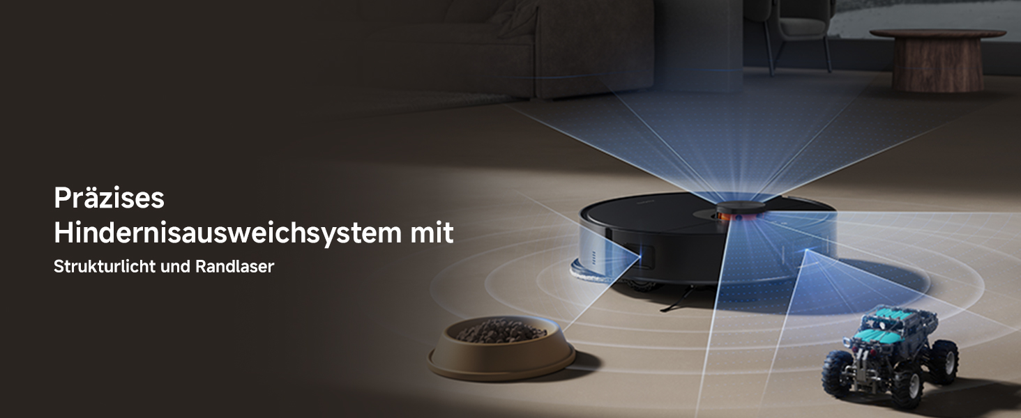 Робот-пилосос Xiaomi X20 Max з функцією вологого прибирання, потужність всмоктування 8000 Па, висувний рукав для протирання