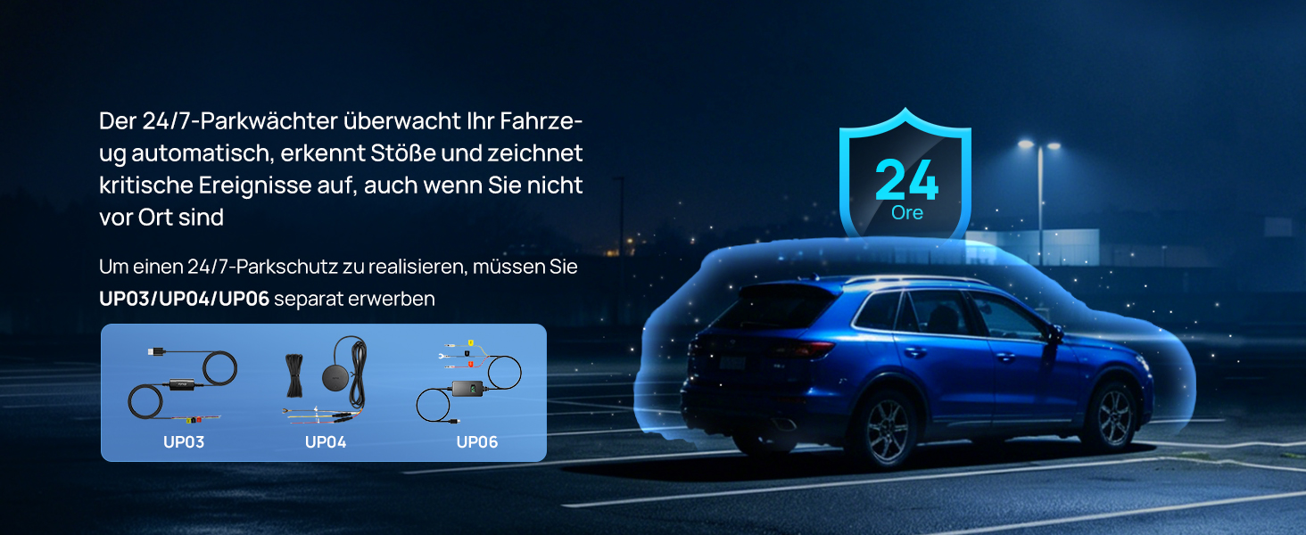 Автомобільний відеореєстратор 70mai A810 Lite 4K з Wi-Fi 6, передня та задня камери, чорний (Carbon Black)