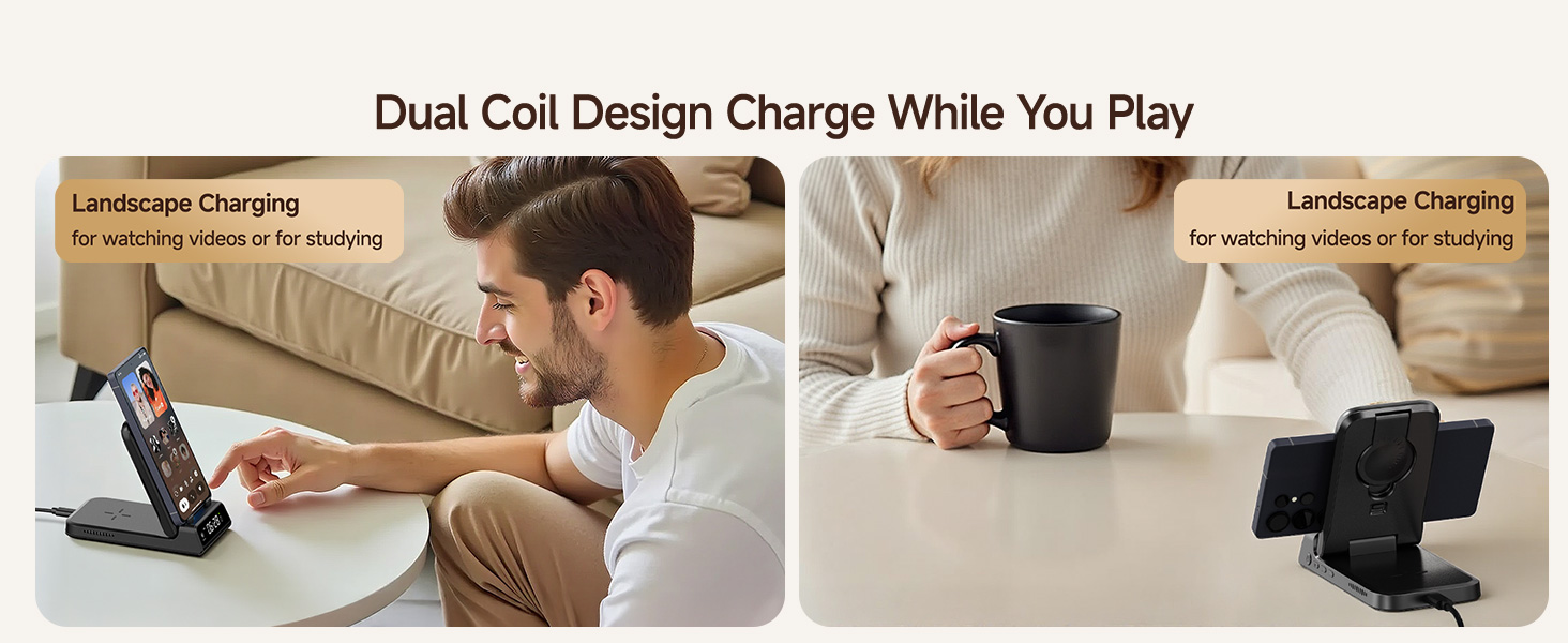 Бездротова зарядка SwanScout 703S 3-в-1 для Samsung Galaxy S25/S24/Fold 7, Watch 8/8 Classic/Ultra, Buds (без адаптера)